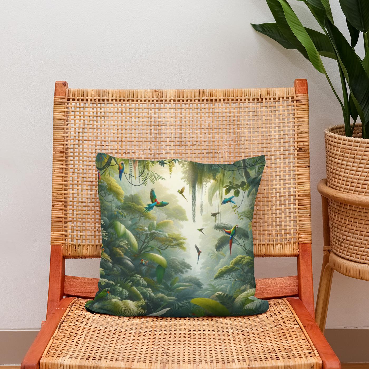 Enchanted Glade Cotton Cushion