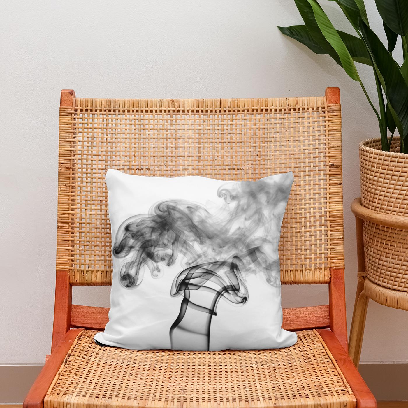 Whispering Smoke Cotton Cushion