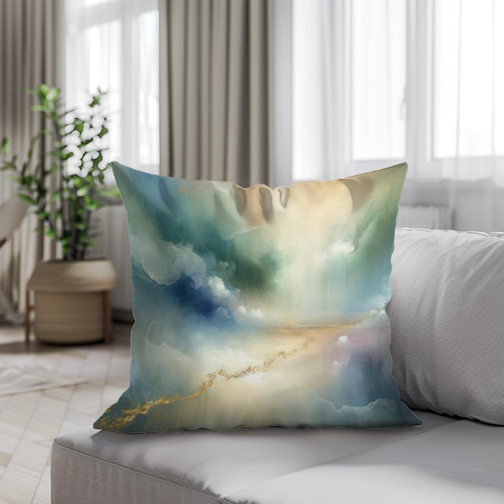 Ethereal Nature's Path Cotton Cushion