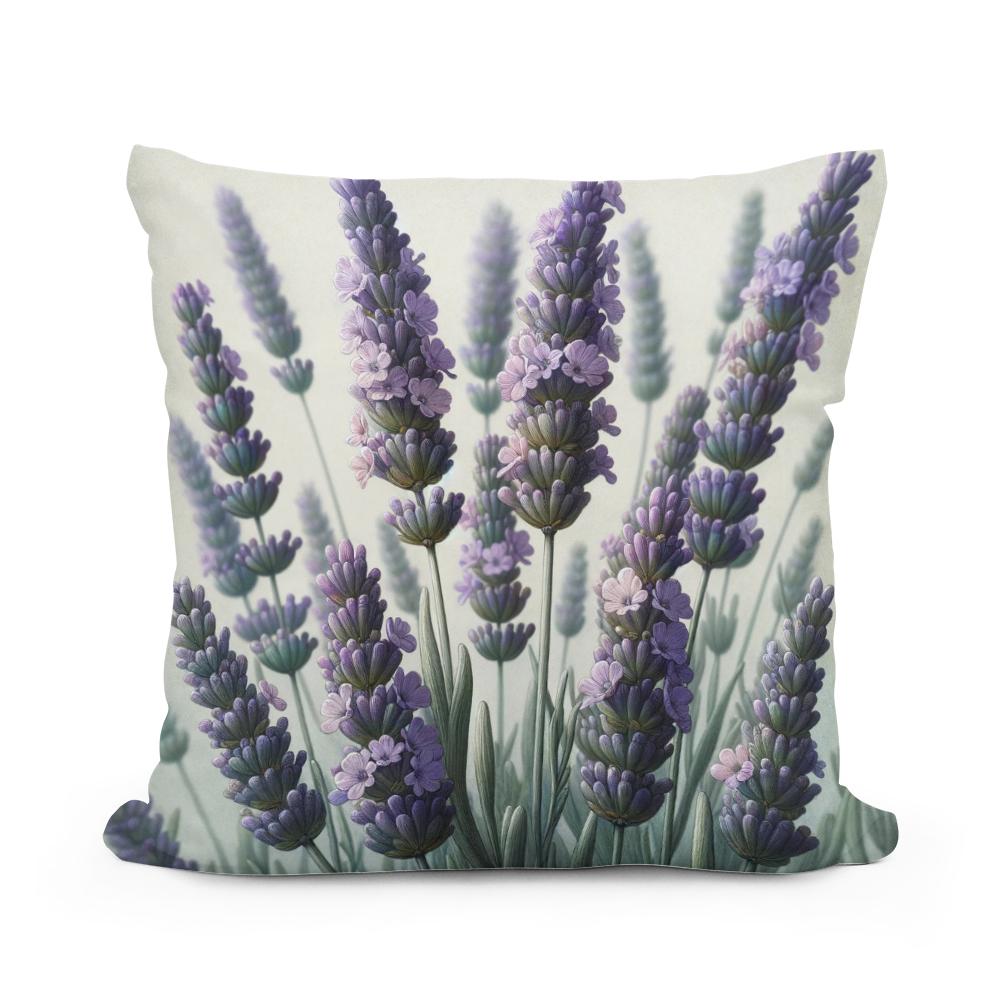 Lavender Serenity Cotton Cushion