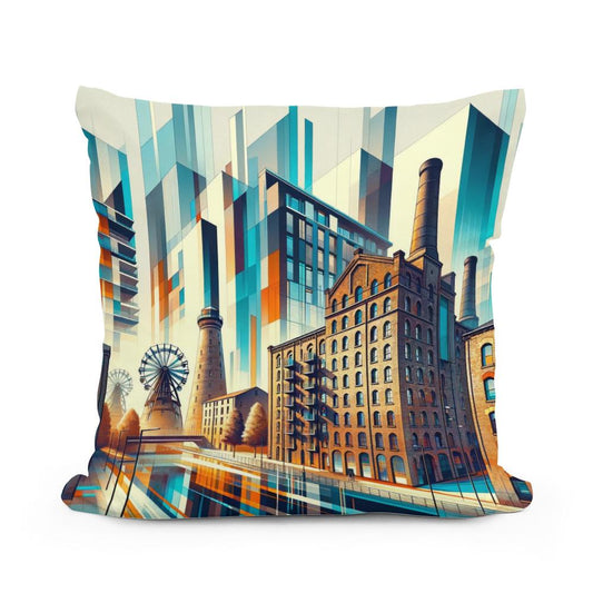 Manchester Ancoats Evolution Cotton Cushion