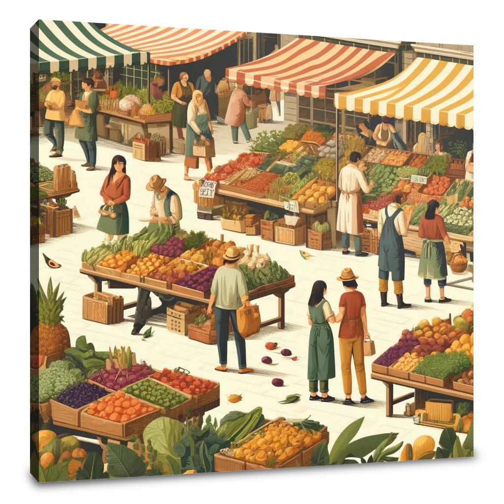Market Fresh Canvas