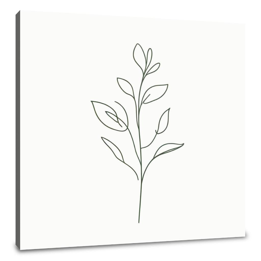 Elegant Stem Canvas