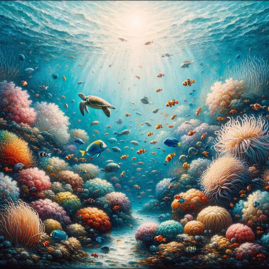 Ocean Depths Art Canvas