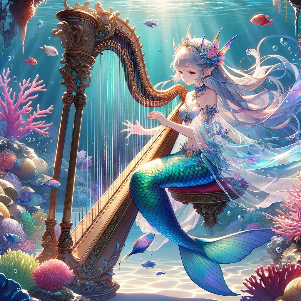 Ocean's Melody Cotton Cushion