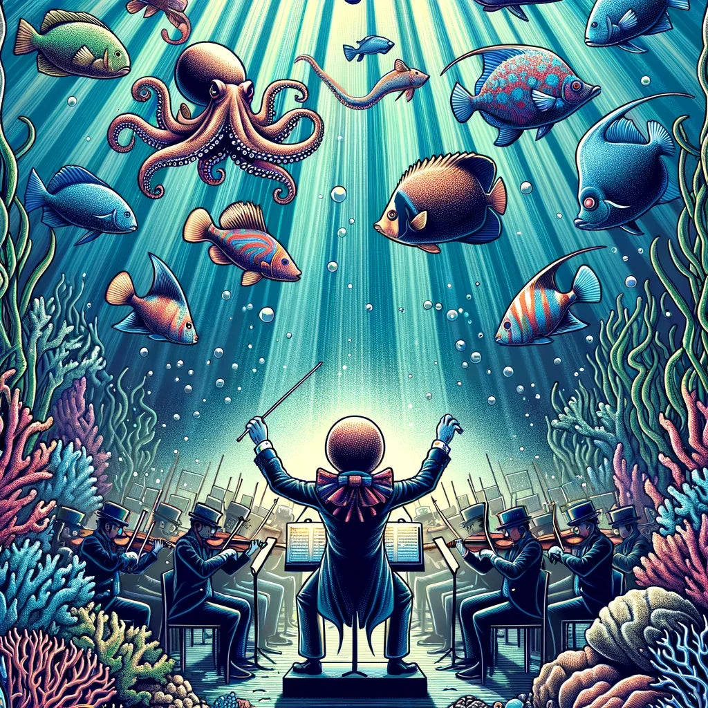 Oceanic Overture Cotton Cushion