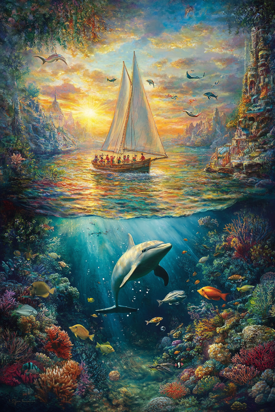 Oceanic Wonders Canvas