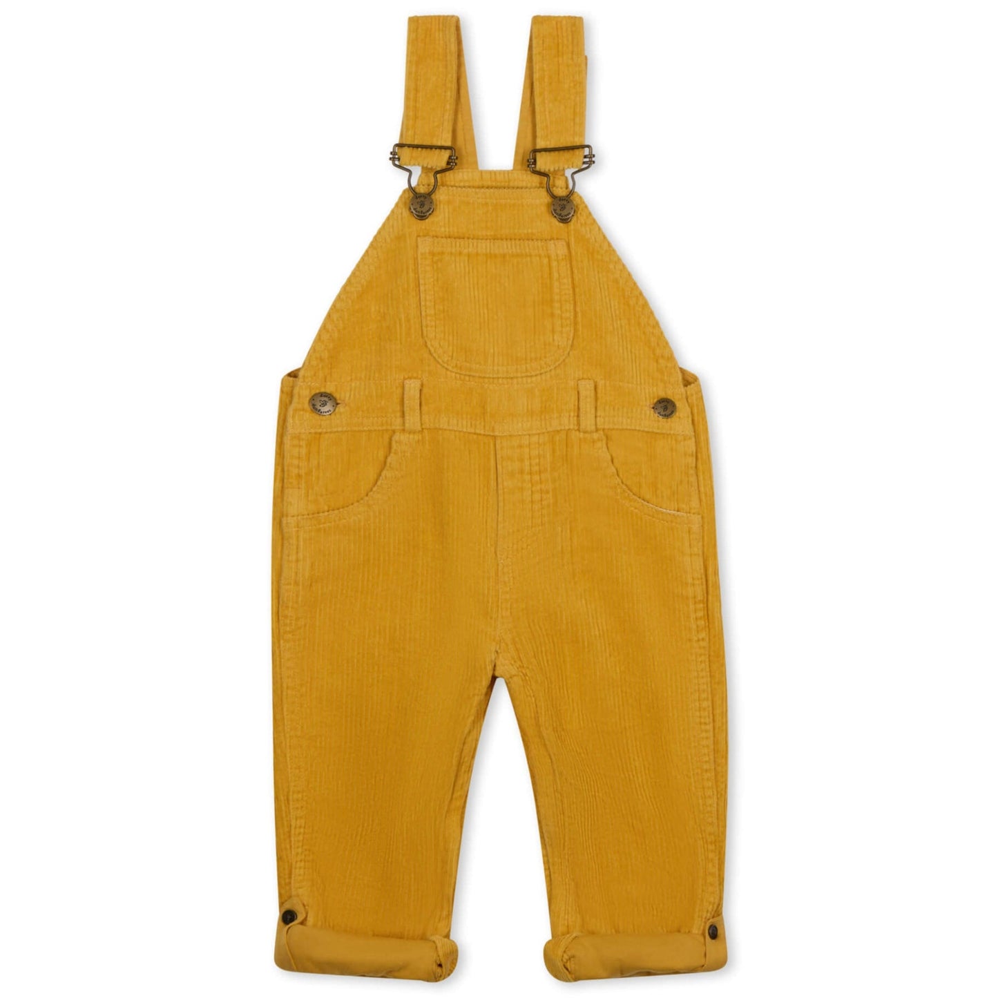 Ochre Chunky Cord Dungarees