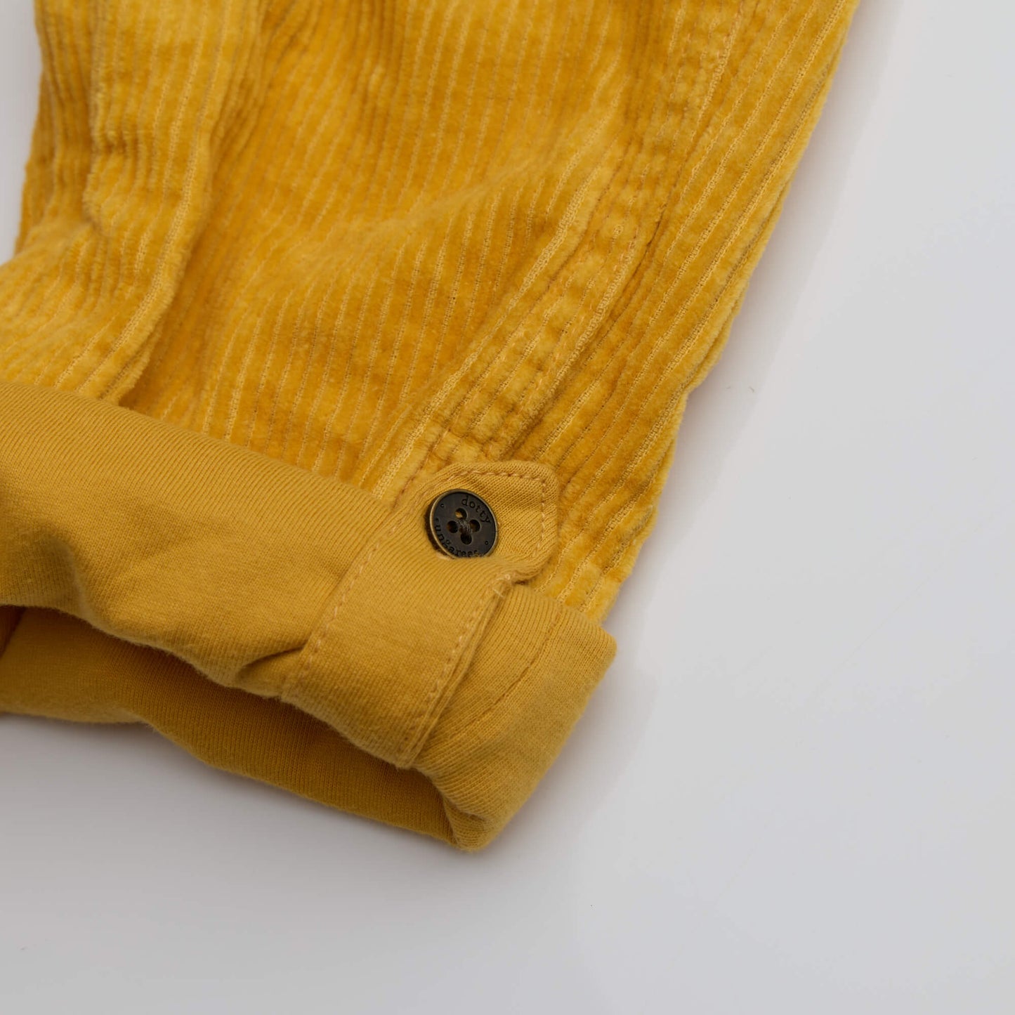 Ochre Chunky Cord Dungarees