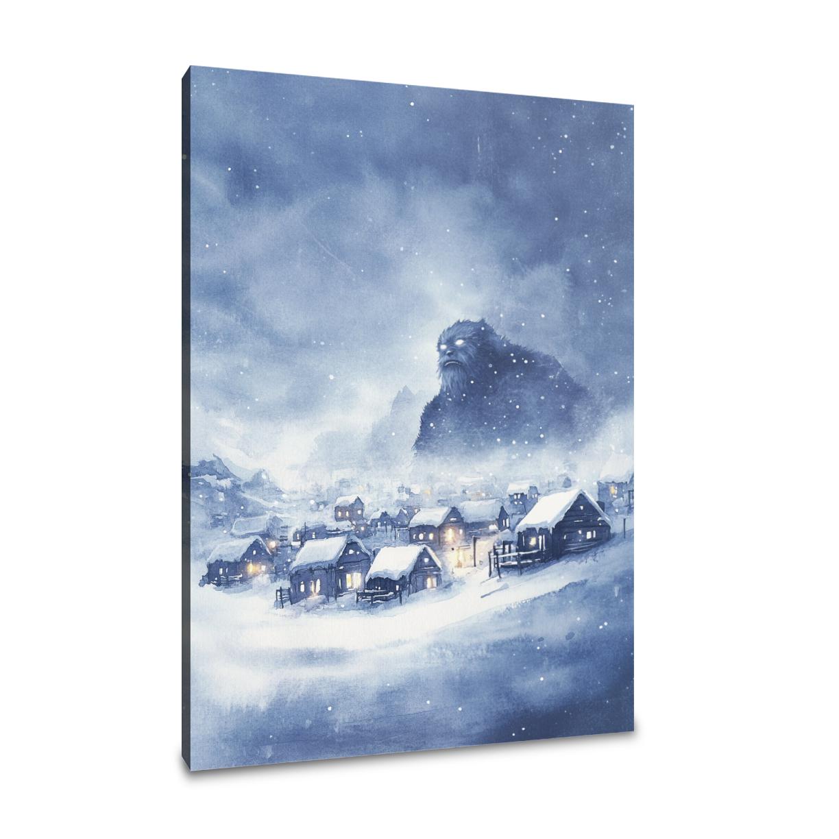 Yeti's Watchful Canvas