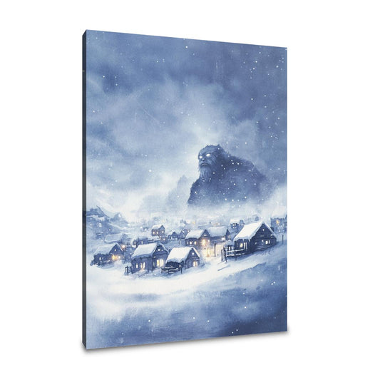 Yeti's Watchful Canvas