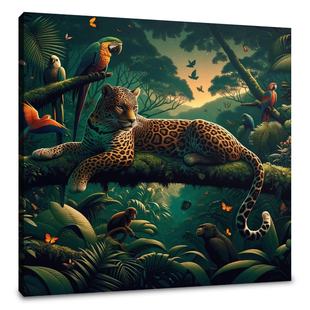 Twilight Jungle Canvas