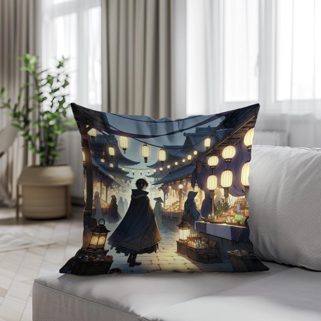 Enchanted Market Cotton Cushion
