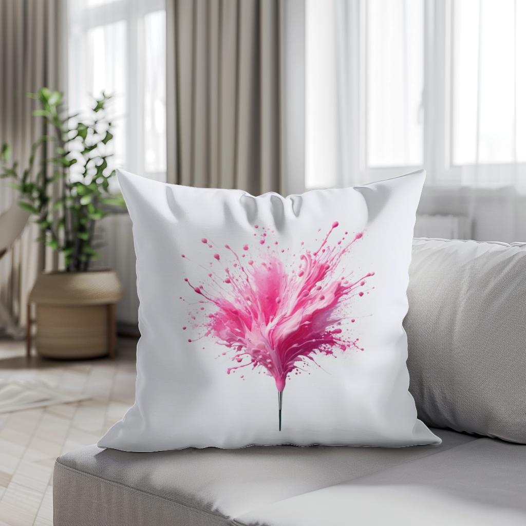 Pink Vibrance Cotton Cushion