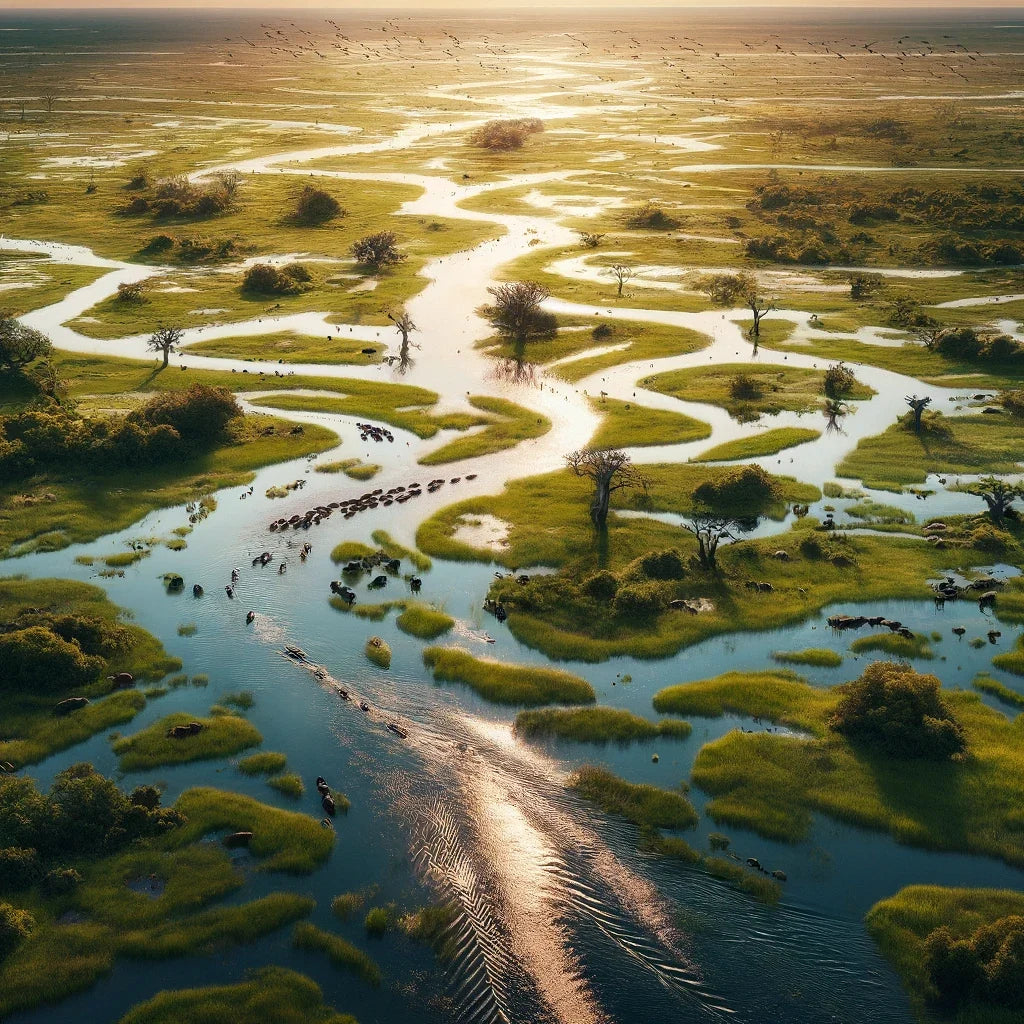 Okavango Delta Canvas