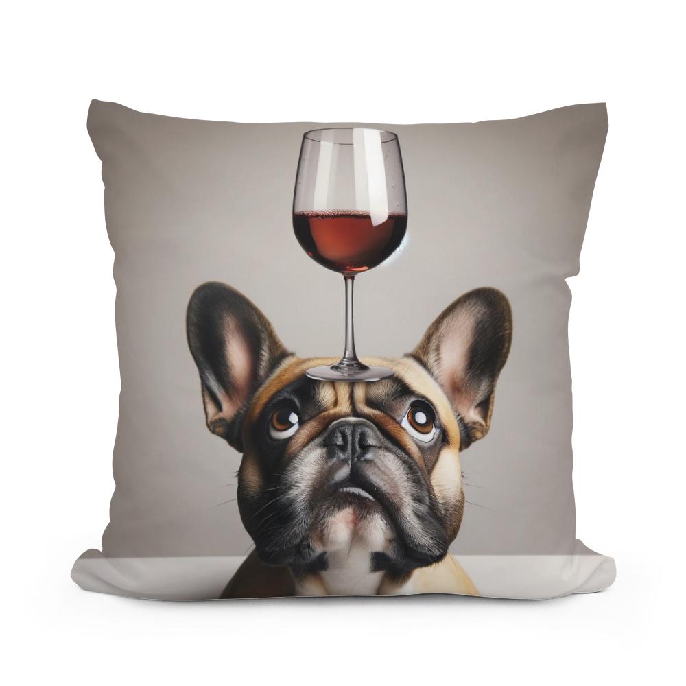 French Bulldog Toast Cotton Cushion