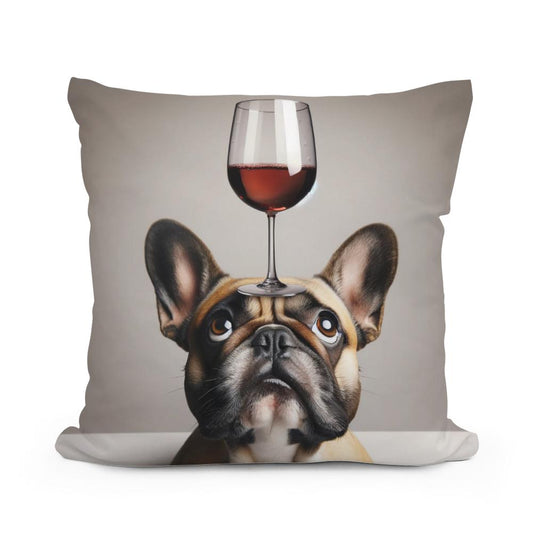 French Bulldog Toast Cotton Cushion