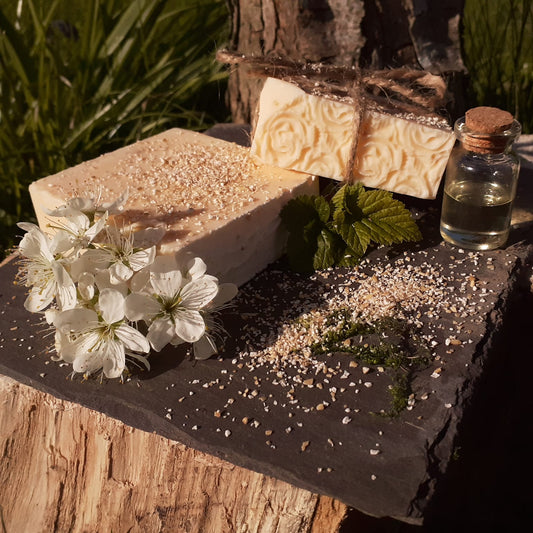 Olive Oil Soap with Bergamot and Oatmeal