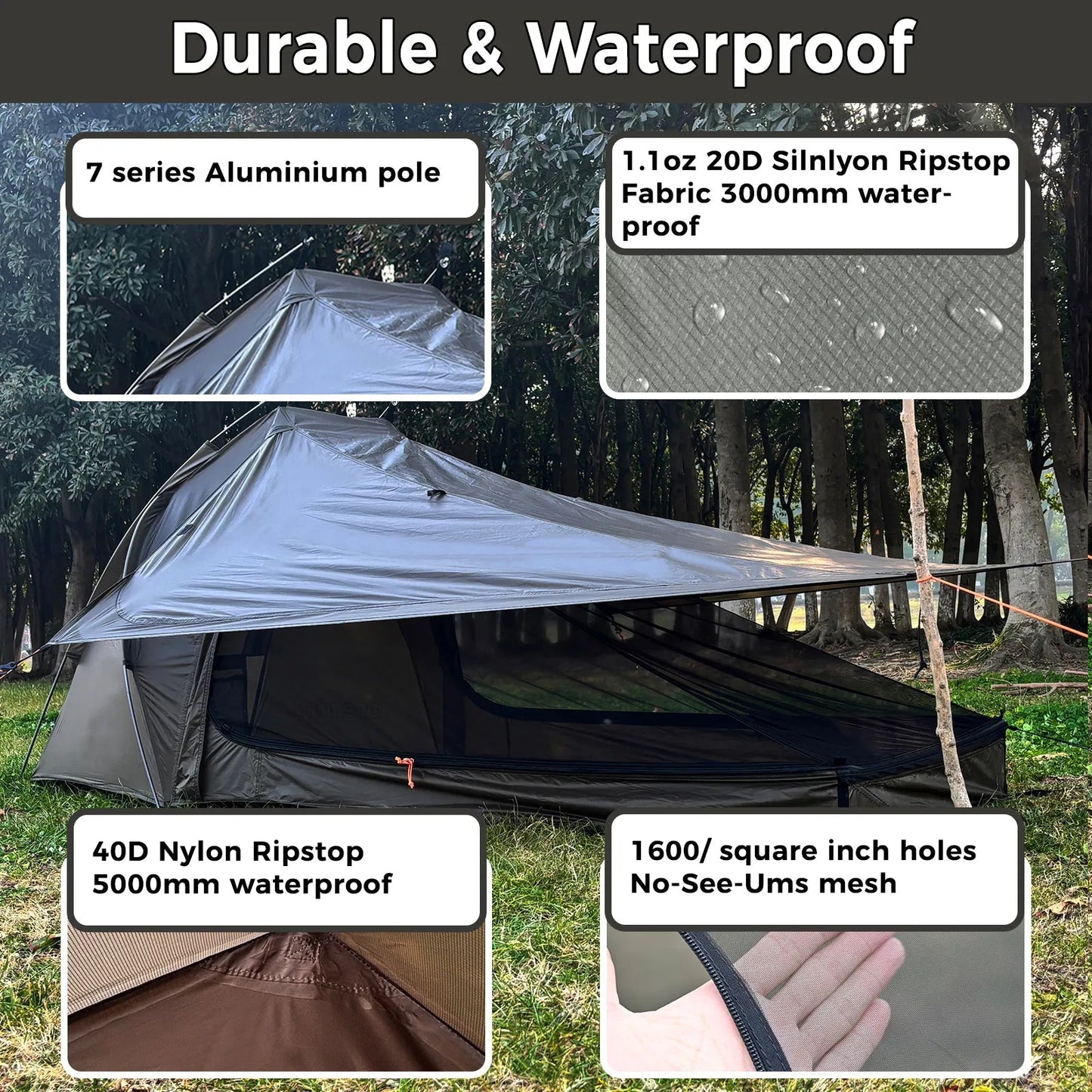 Onewind Solo Skyshade Tartent 3 Season (Updated Version)