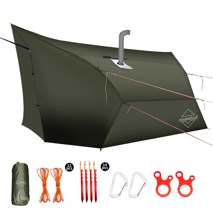 Onewind Penumbra Hot Tent Tarp - Forest Green