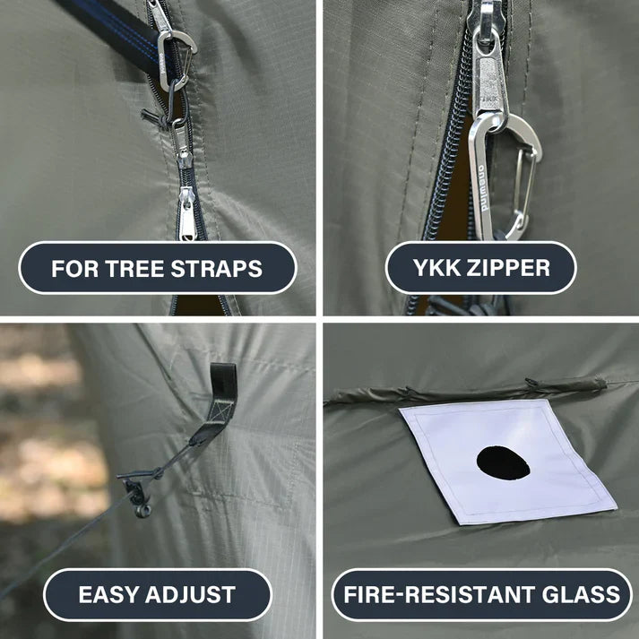 Onewind Penumbra Hot Tent Tarp - Forest Green