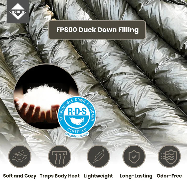 Onewind Solstice Hammock Down Underquilt -6°C - 5°C