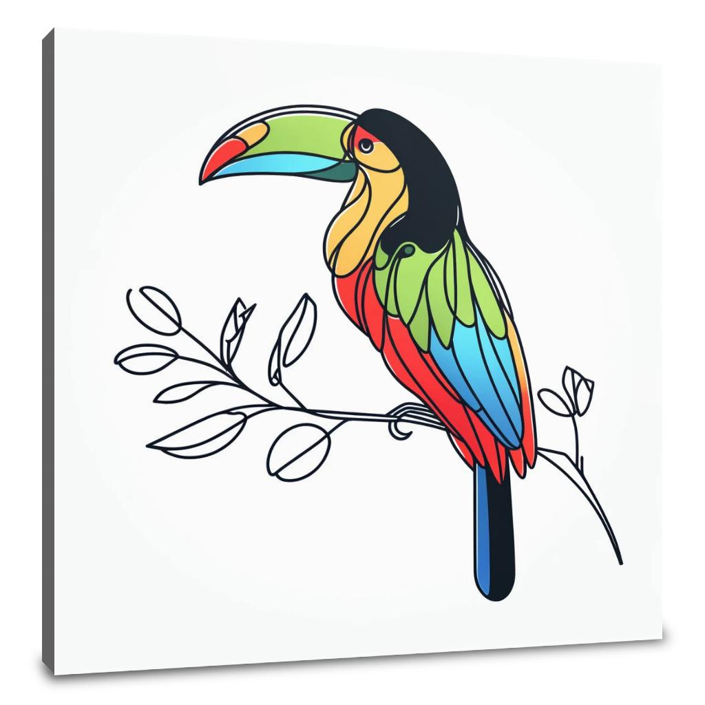 Vibrant Minimalism Canvas