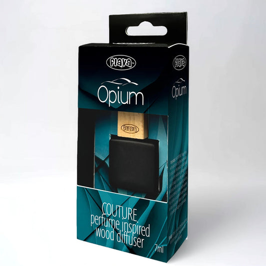 Flava Couture Wood Car Air Freshener - Opium
