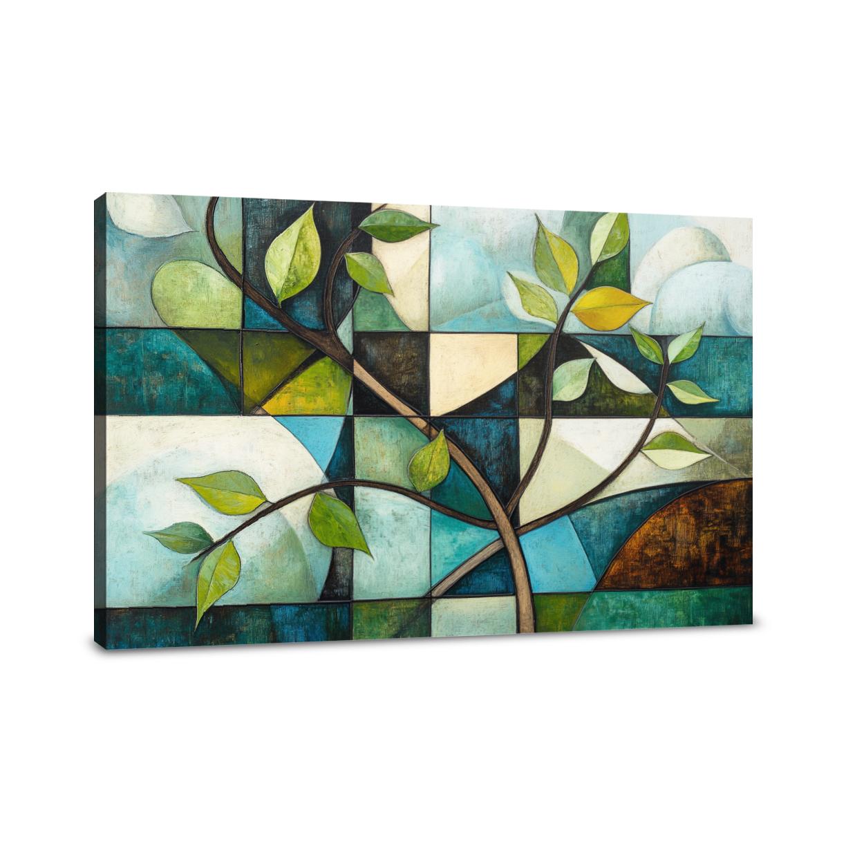 Cubist Nature Canvas