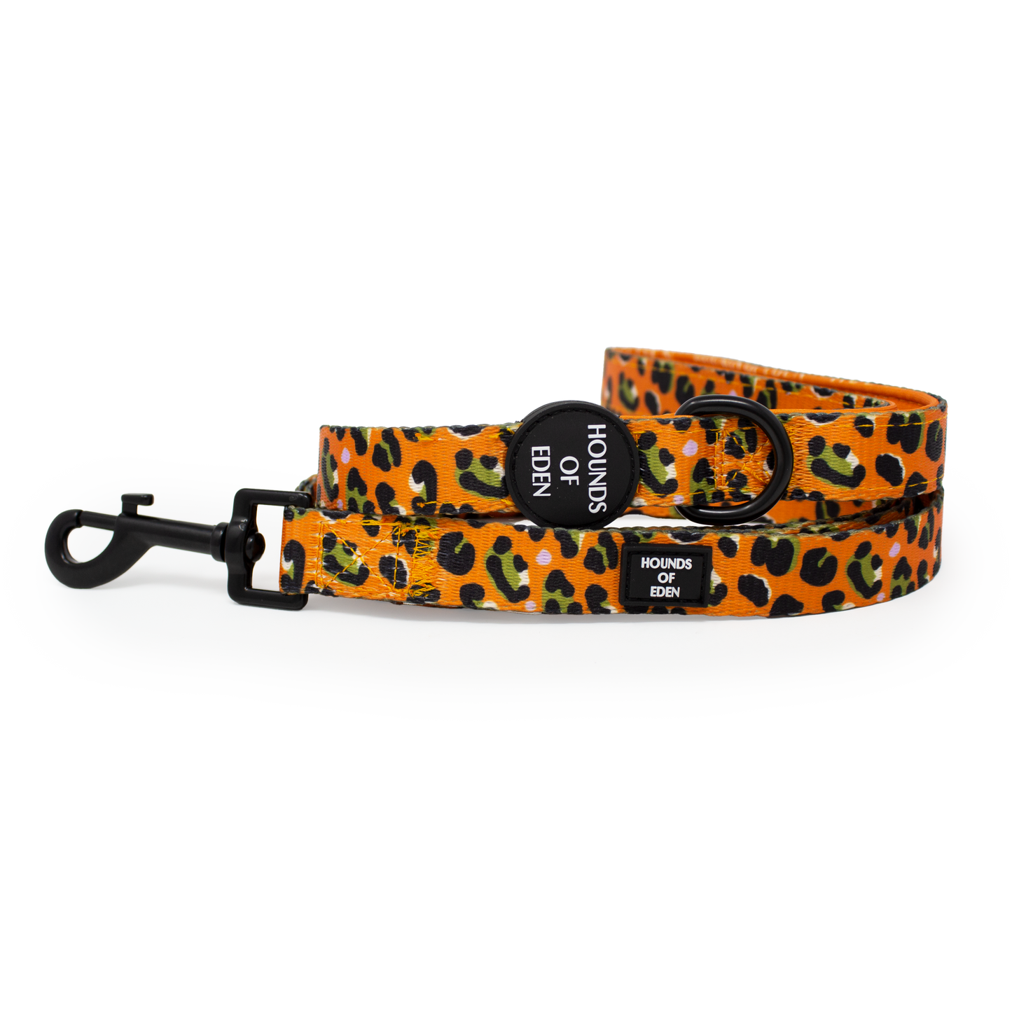 Burnt Orange Leopard Design Dog Harness