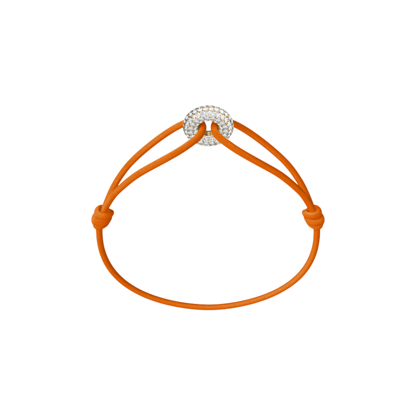 Mini Golden Soho Pavé Cord Bracelet