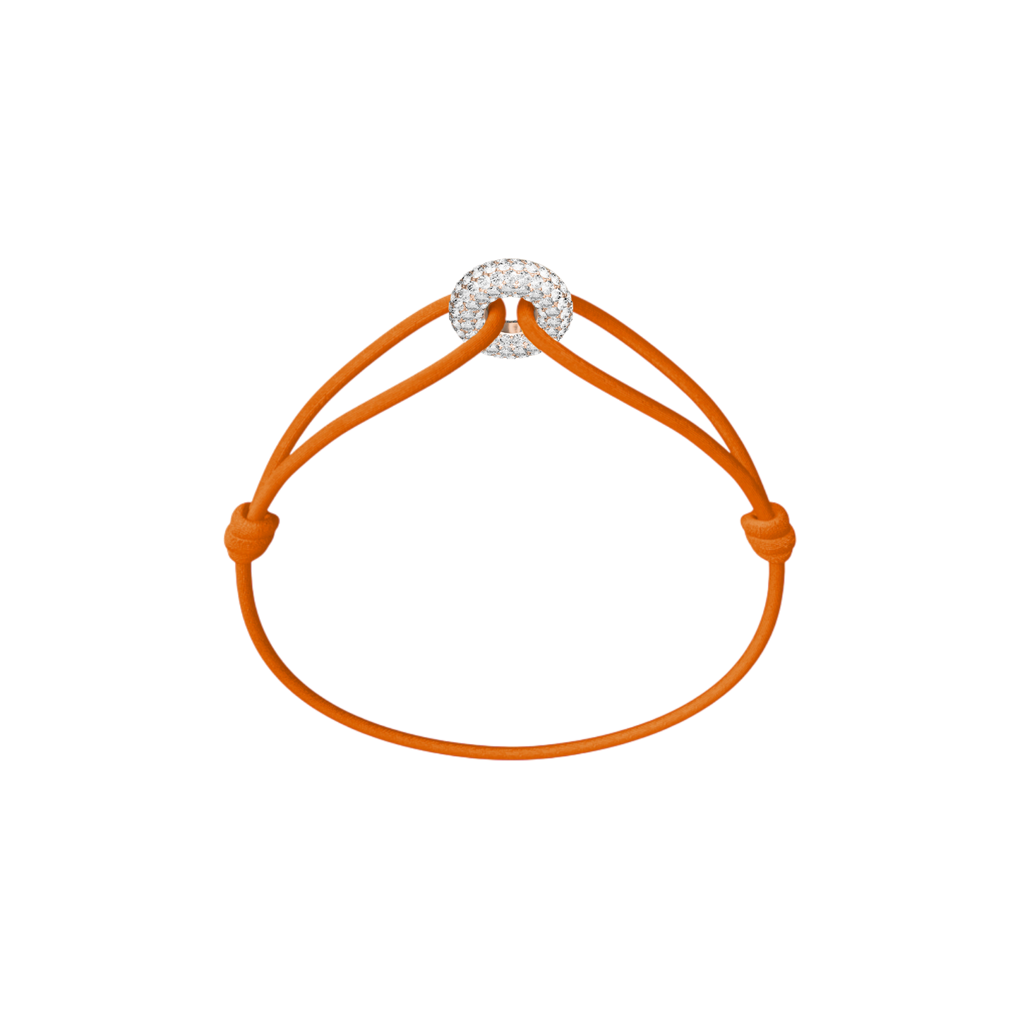 Mini Rose Soho Pavé Cord Bracelet