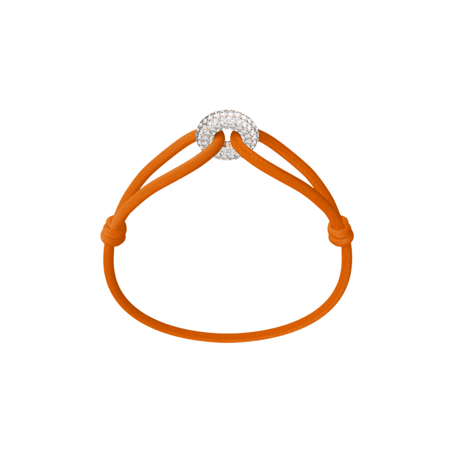 Rose Soho Pavé Cord Bracelet