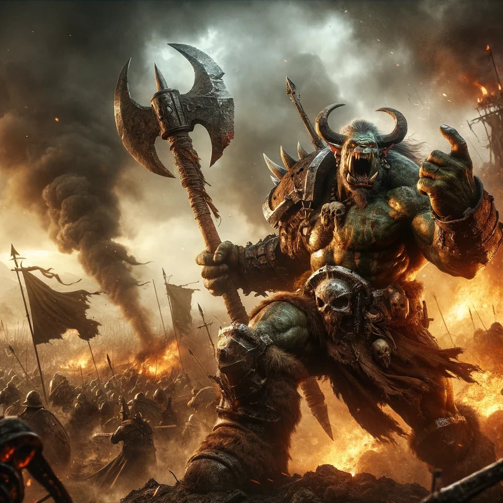 Orc War Cry Canvas