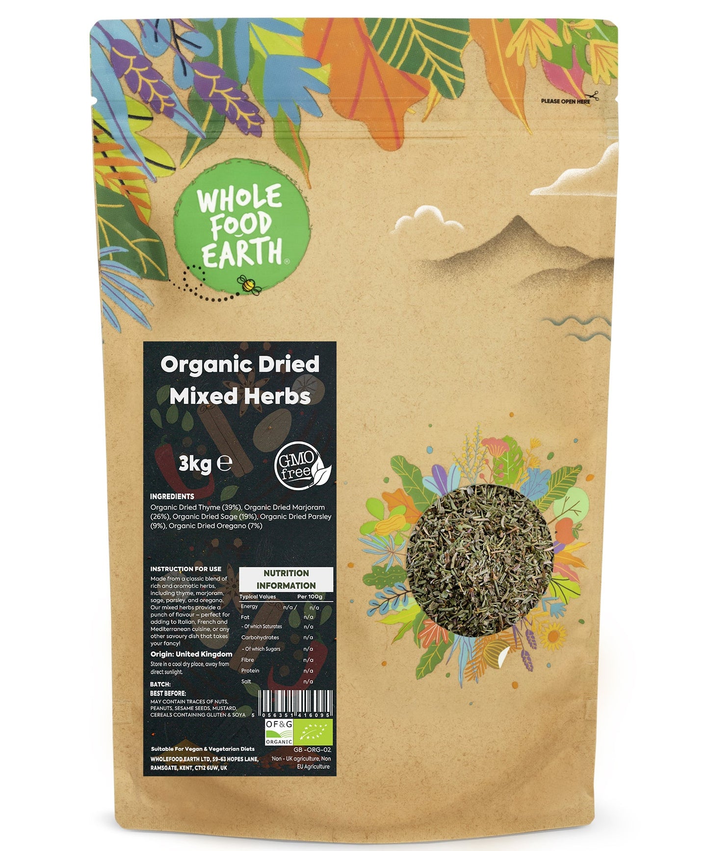 Organic Mixed Herbs