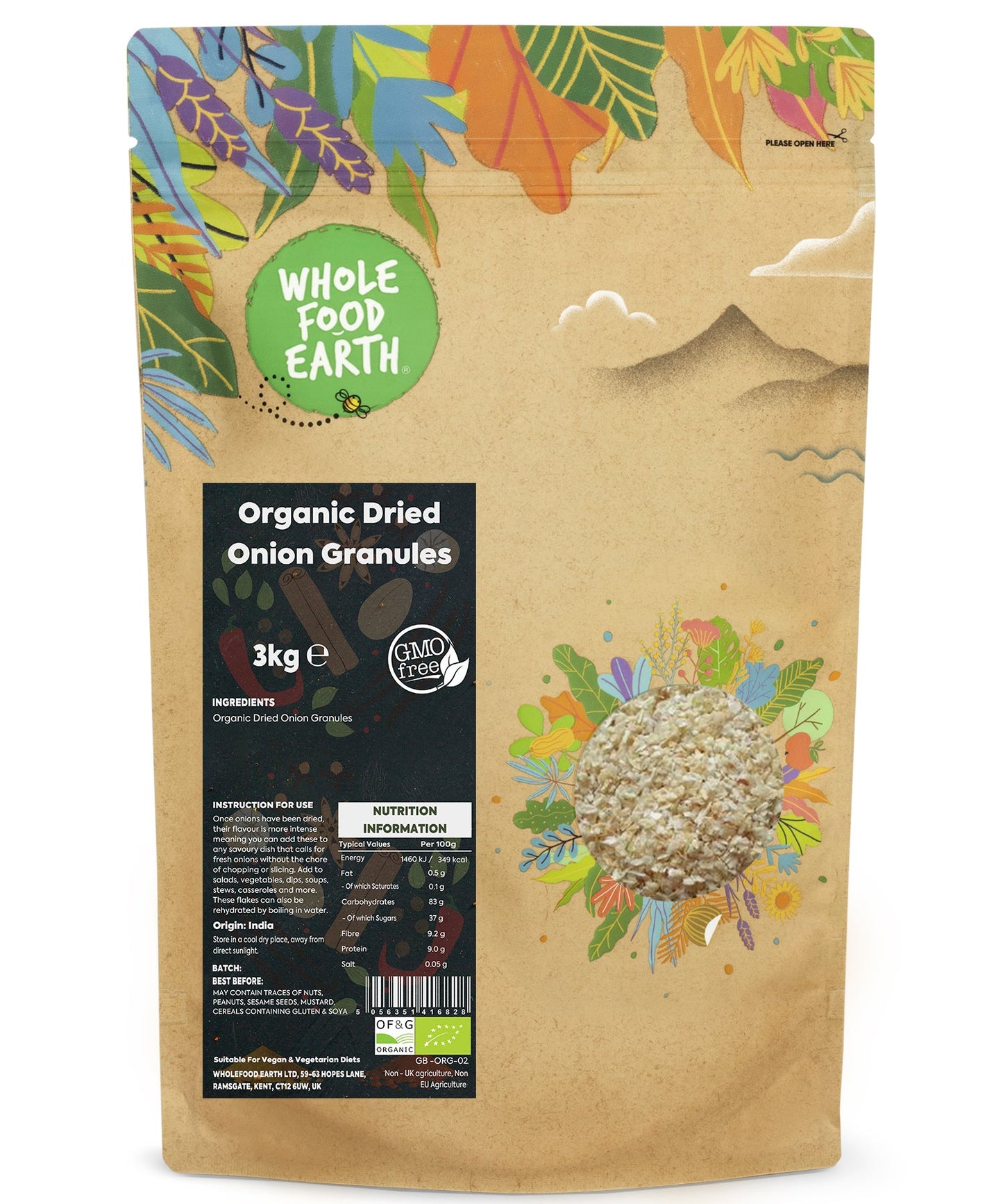 Organic Onion Granules