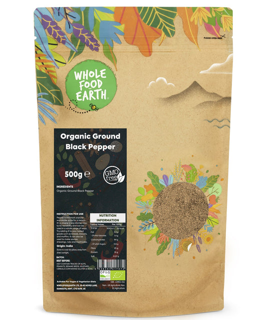 Organic Ground Black Pepper