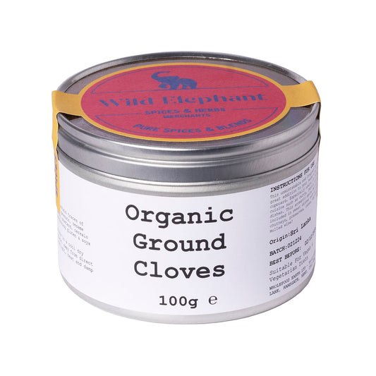 Organic Ground Cloves - Wild Elephant - 100g