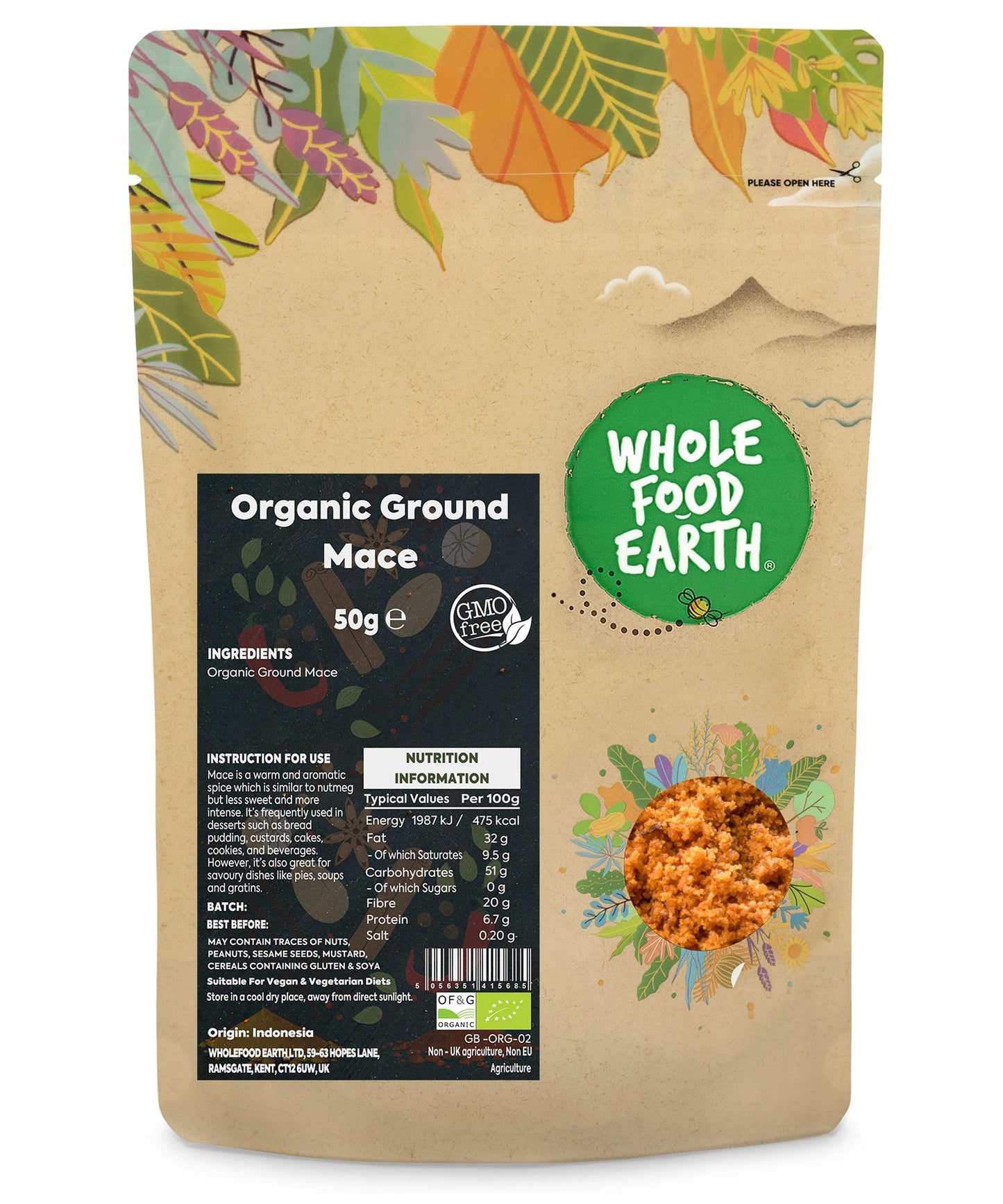 Organic Ground Mace