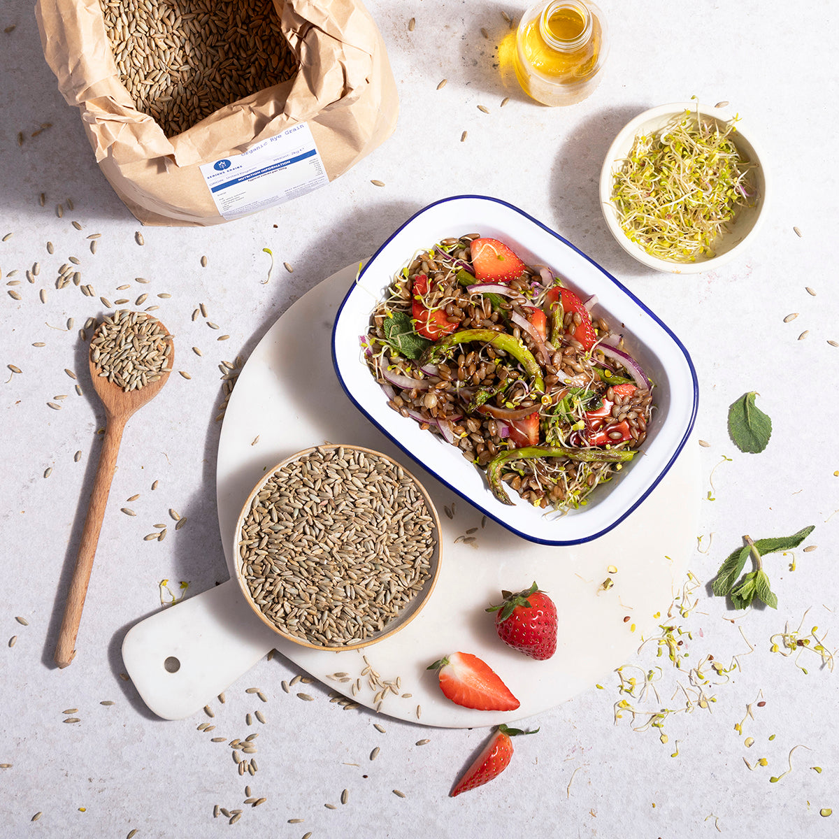 Organic Rye Grain - Serious Grains