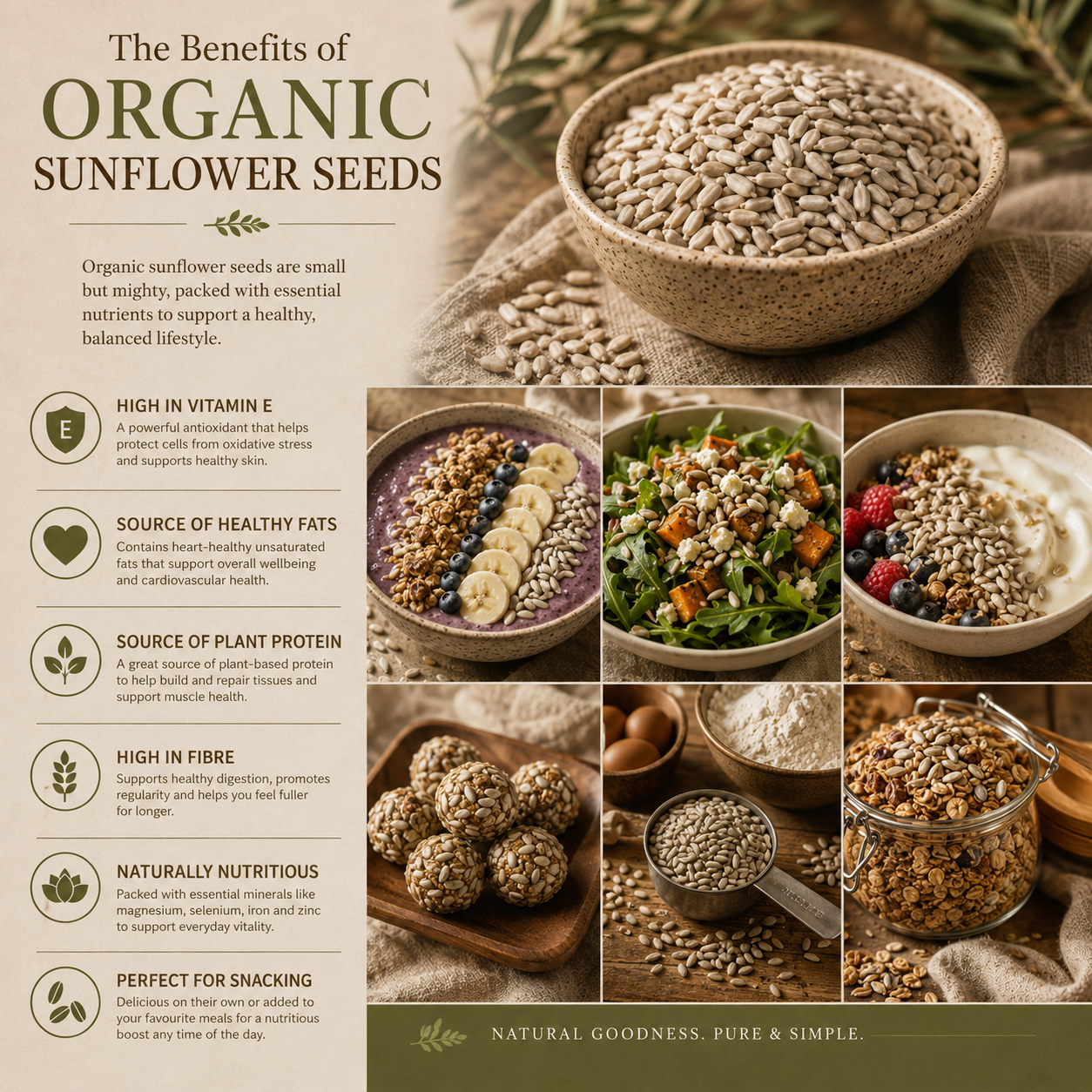 Organic Sunflower Seeds