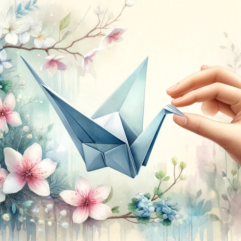 Origami Serenity Canvas