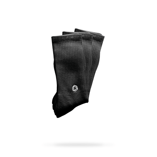 Black Padel Socks X3