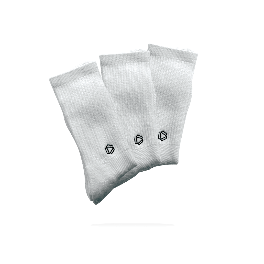 White Original Padel Socks X3