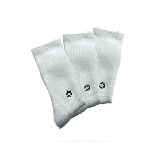 White Original Padel Socks X3