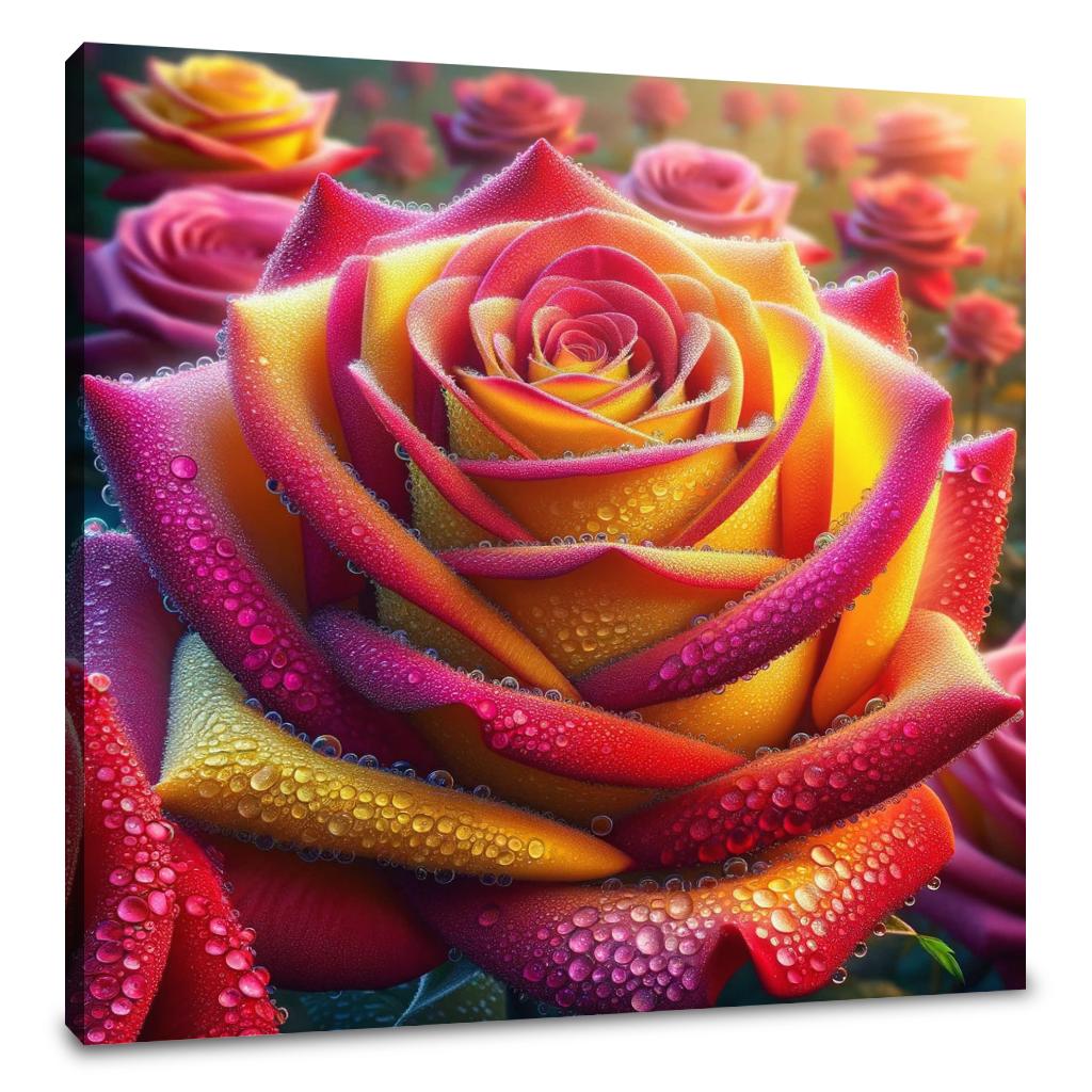 Realism Rose Dew Canvas