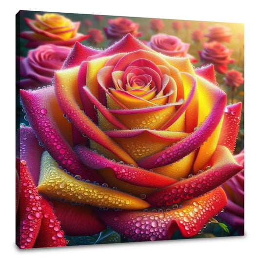 Realism Rose Dew Canvas