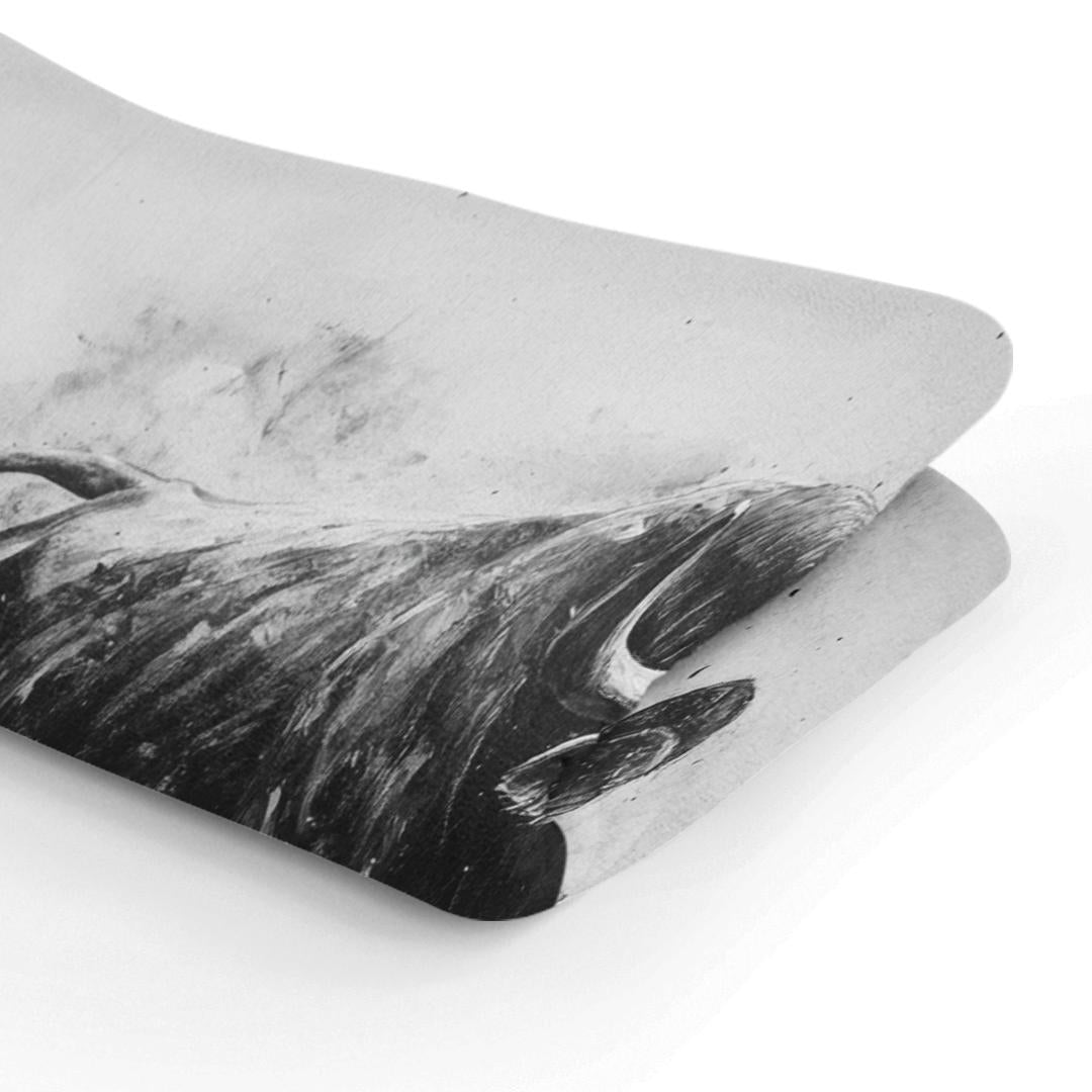 Monochrome Bull Charge Blanket