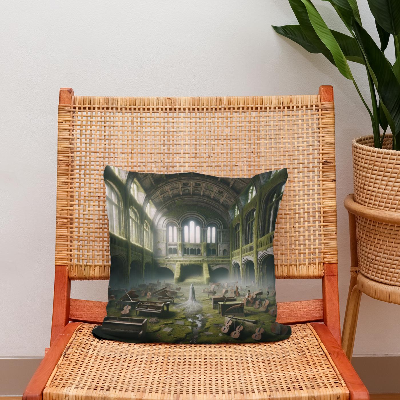 Echoes of Harmony Cotton Cushion