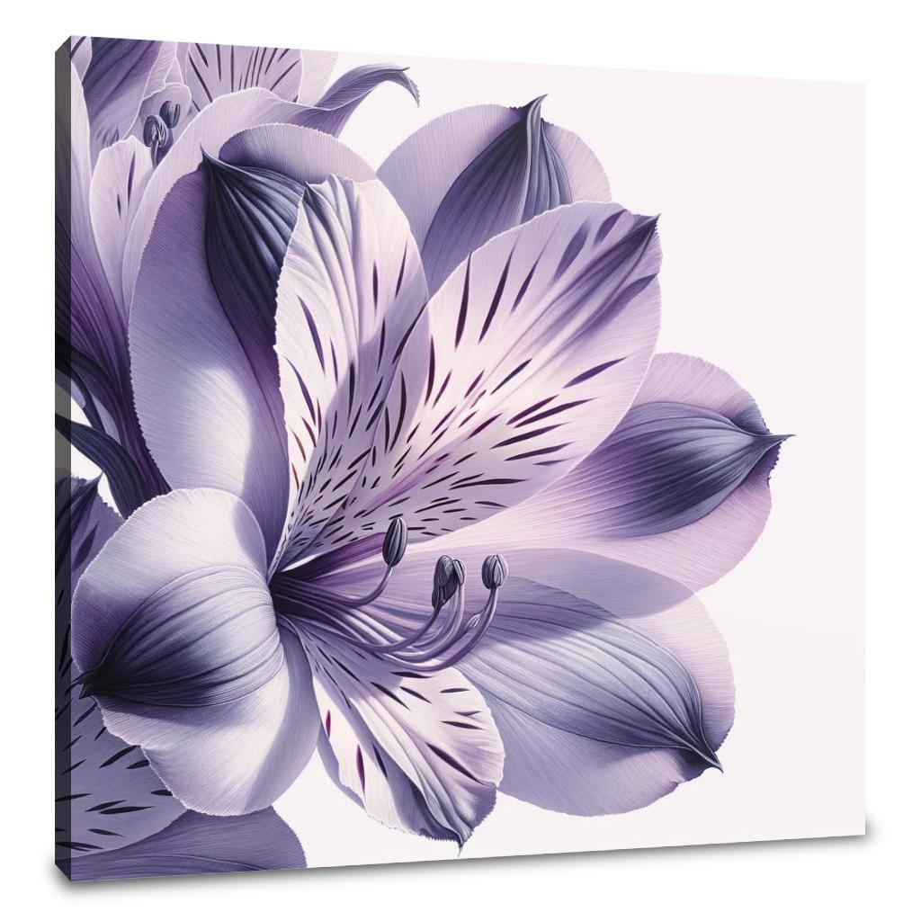 Luminous Petals Canvas